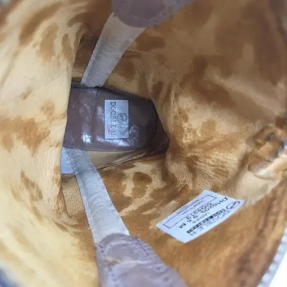 Double-H Womens DH5209 Two Tone Leather Boot US 9.5 M Short Western Cowgirl Boot - Picture 8 of 10